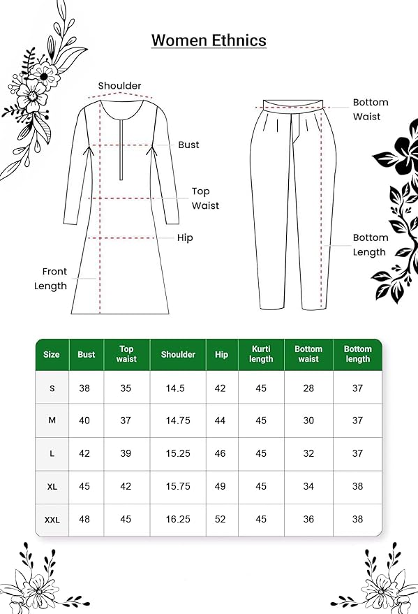 ANNI DESIGNER Women's Ethnic Co-Ord Set | Kurta Pant Set | Kurta Palazzo Set | Stylish Cotton Suit Set for Women, Festival Co-ord Set