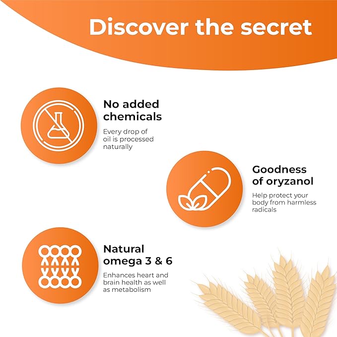 Rice Bran Oil | Cooking Oil for healthy heart | Edible Vegetable Oil | Rich in Natural nutrients like Vitamin A, D & E | Helps to boost immunity | Chemical Free Oil | Preservative Free