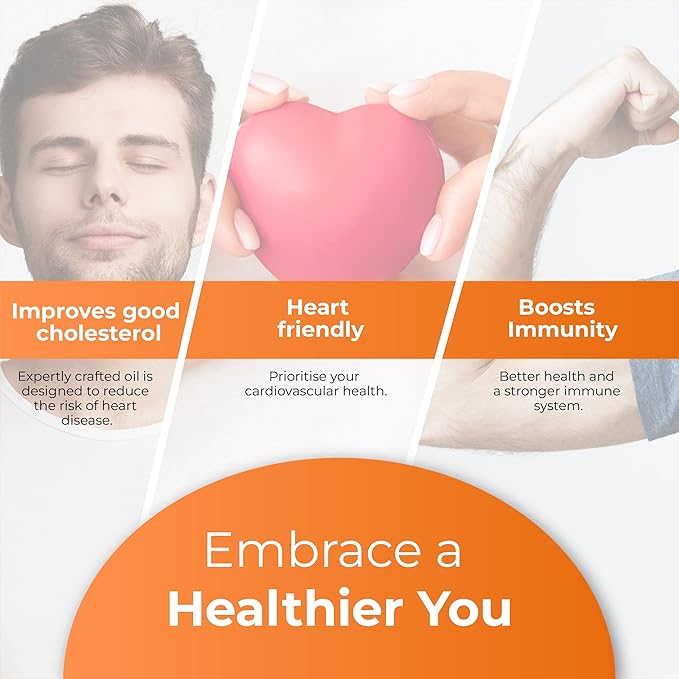 Rice Bran Oil | Cooking Oil for healthy heart | Edible Vegetable Oil | Rich in Natural nutrients like Vitamin A, D & E | Helps to boost immunity | Chemical Free Oil | Preservative Free