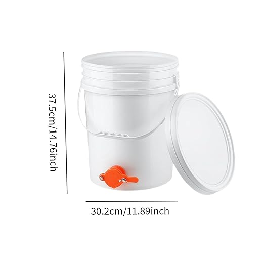 MERISHOPP®Honey Pail 20 L Capacity with Gate Valve Practical Honey Extractor Equipment|Business & Industrial | Agriculture & Forestry | Livestock Supplies | Beekeeping