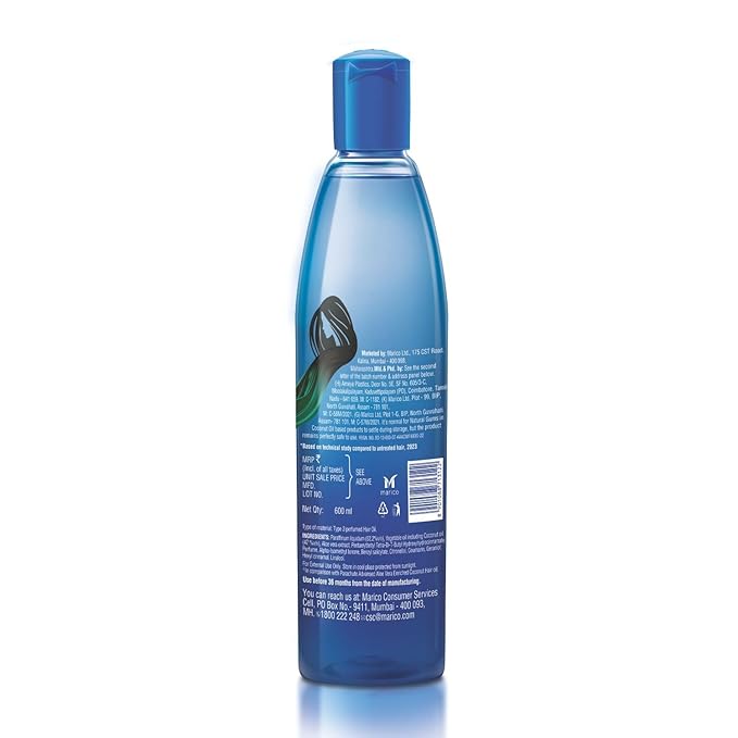 Aloe Vera Enriched Coconut Hair Oil Gold | 5X Aloe Vera With Coconut | Makes Hair Sooperr Soft | 600ml