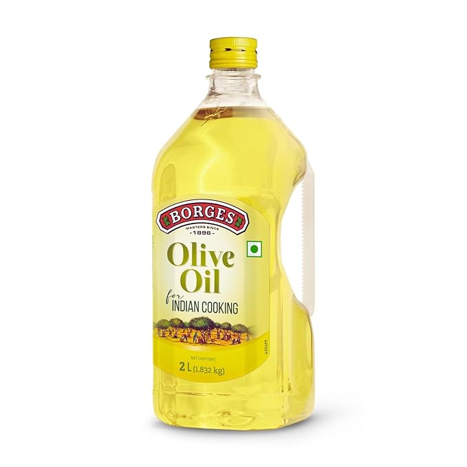 Olive Oil for Indian Cooking - 2 L |Extra Light |Packed in Spain |Light Flavour |75% MUFA | Ideal for daily cooking: deep fry, tadka, curries