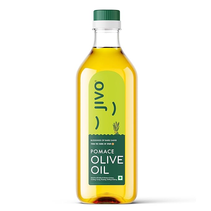 Daily Cooking Pomace Olive Oil 1 Litre | Imported from Spain | Rich in Monounsaturated Fatty Acids (MUFA) | Low in Saturated Fat | Ideal for Roasting, Frying, and Baking