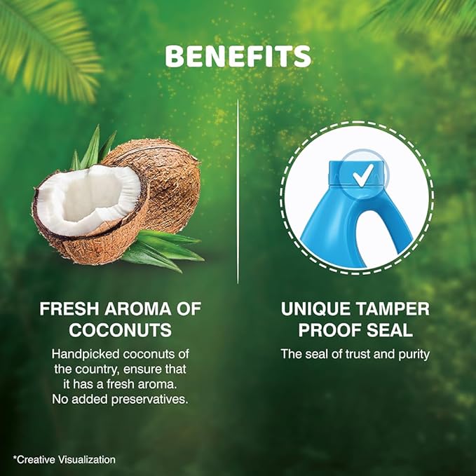 100% Pure Coconut Oil 900ml | Made with Premium Grade 1 Quality Coconuts
