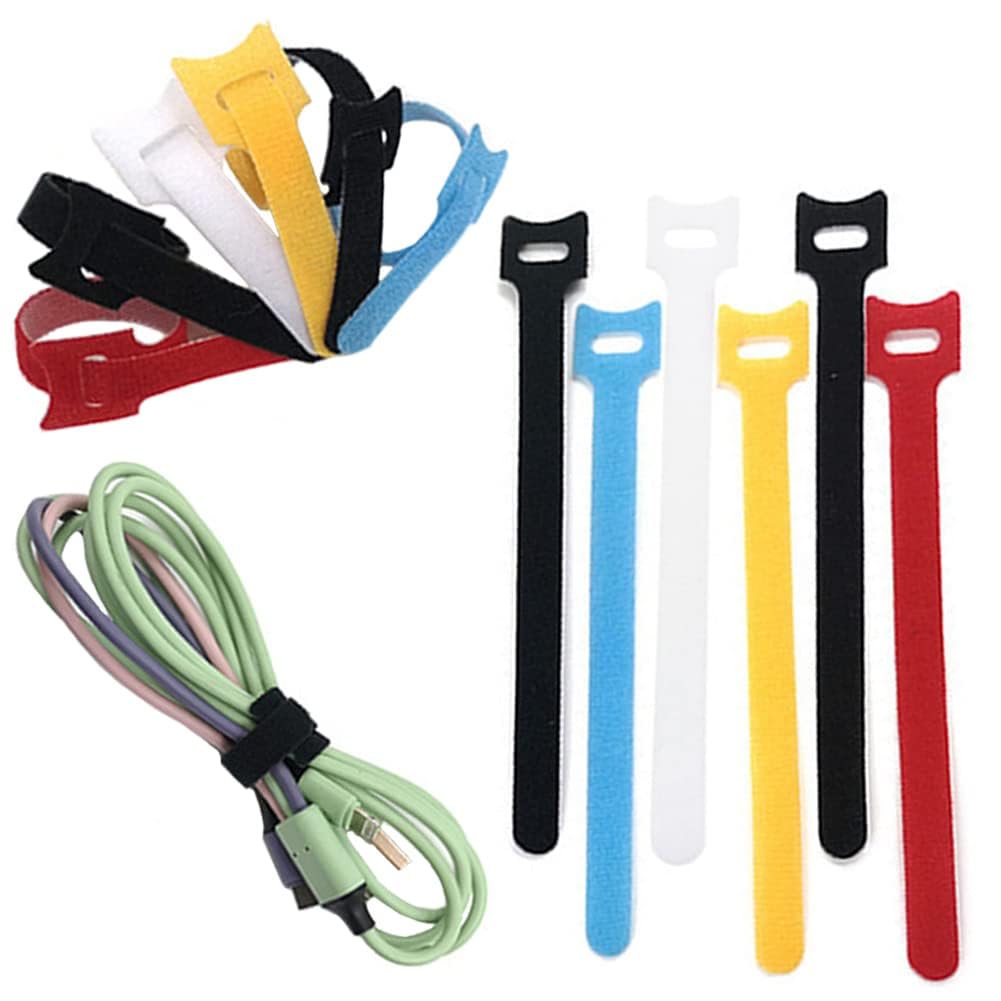 Cable Ties Reusable Adjustable Cord Straps Cable Organizer Cord Wrap Management Wire Ties Electronics Accessories (30)