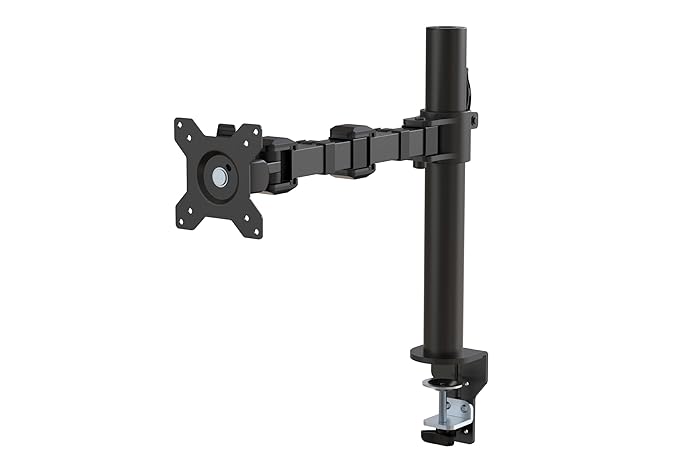 Amazon Basics Monitor Stand, Height Adjustable Arm Mount- Steel