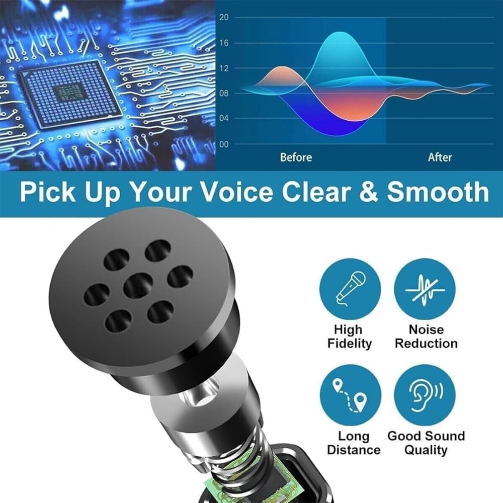 Drumstone (𝟏𝟓 𝐘𝐞𝐚𝐫𝐬 𝐖𝐚𝐫𝐫𝐚𝐧𝐭𝐲 USB Computer Microphone – Plug & Play Desktop Mic for PC & Laptop – Ideal for Streaming, Podcasting, Recording, Online Meetings, Voiceovers & Gaming