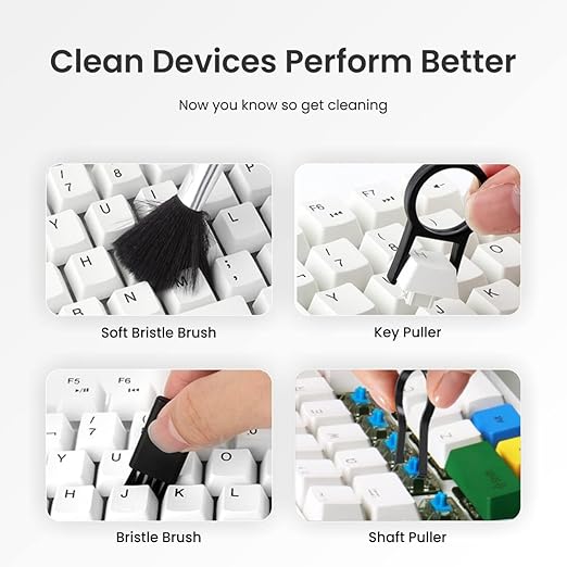 Portronics Clean N 19 in 1 Smart Gadget Cleaning Kit for Smartphones, Tablets, Laptops, Earbuds(White)