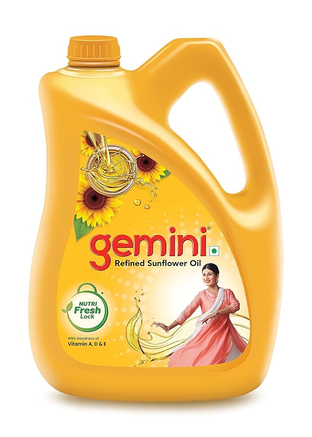 REFINED SUNFLOWER OIL 4.2KG JAR