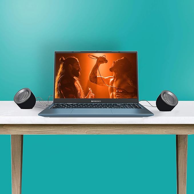 ZEBRONICS Zeb-Pluto 2.0 Multimedia Speaker with Aux Connectivity,USB Powered and Volume Control