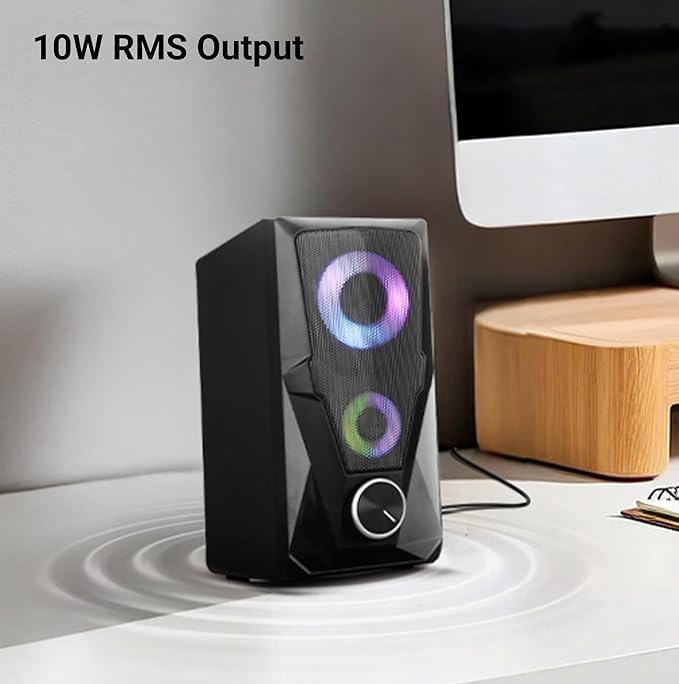 Zebronics Zeb-Warrior 2.0 Multimedia Speaker With Aux Connectivity,USB Powered And Volume Control