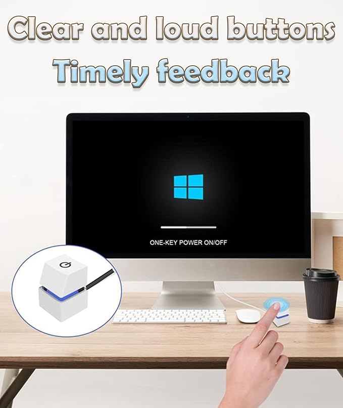 Pc Power Button,Pc Case,Computer Accessories,Suitable for Office Maintenance Technicians and DIY Enthusiasts, Suitable for Various Scenarios in Home Offices and Computer Rooms