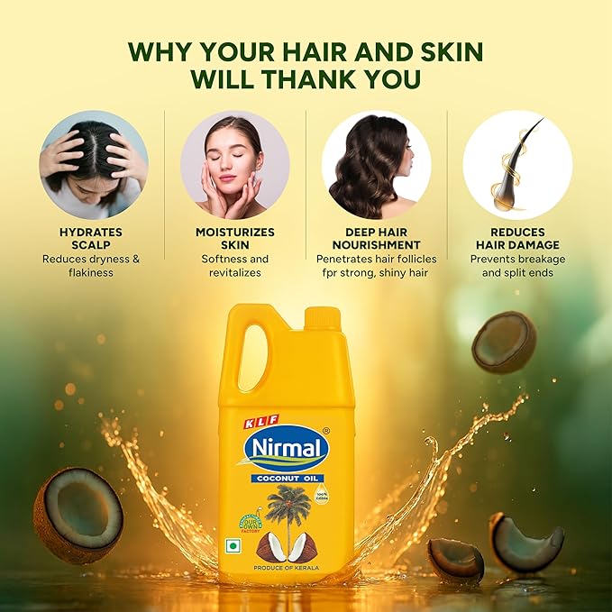 100% Pure Coconut Oil, 1L Jar