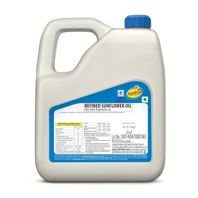 Superlite Advanced Sunflower Oil, 2.55 Kg Jar