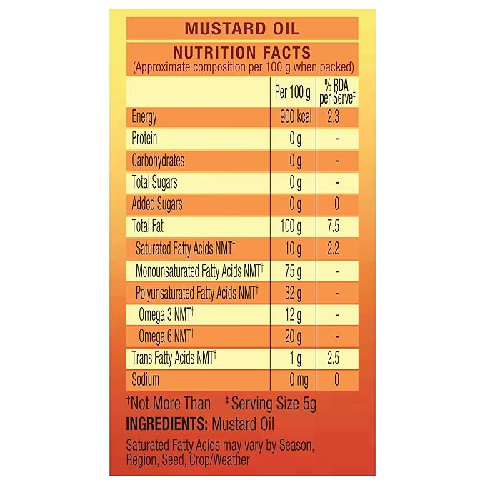 PREMIUM KACHI GHANI MUSTARD OIL 840 G BOTTLE