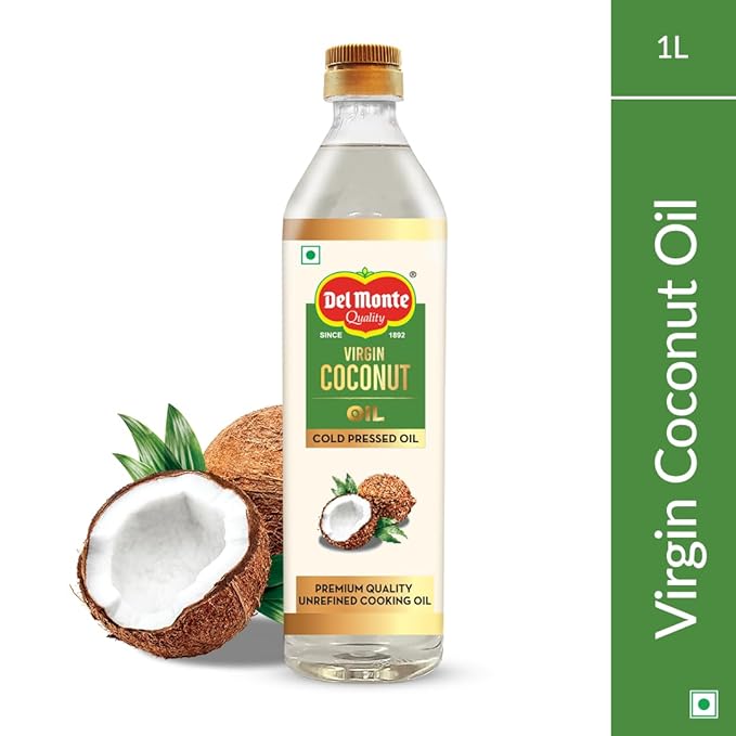 Multipurpose Cold Pressed Virgin Coconut Oil 1L|100% Pure,Unrefined,Kolhu/Kacchi Ghani/Mara Chekku/Ganuga|Rich Aroma & Flavour Of Coconuts|For Daily Cooking,Massage,Hair,Skin & Baby Care