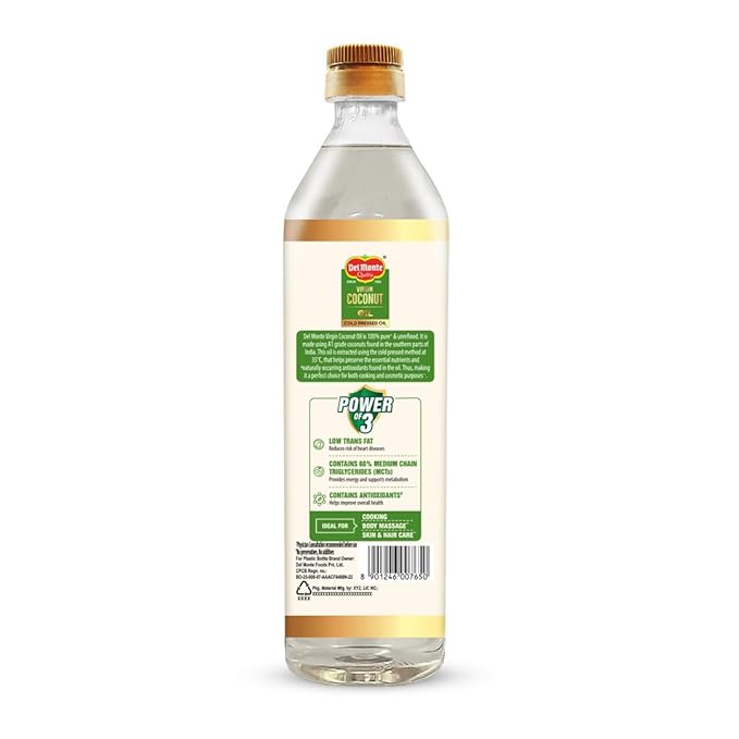 Multipurpose Cold Pressed Virgin Coconut Oil 1L|100% Pure,Unrefined,Kolhu/Kacchi Ghani/Mara Chekku/Ganuga|Rich Aroma & Flavour Of Coconuts|For Daily Cooking,Massage,Hair,Skin & Baby Care