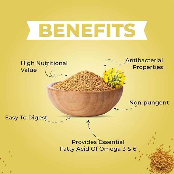 Yellow mustard 5 Litres can, cold pressed unrefined mustard | Pili sarso cooking Oil (From the House of Pansari)